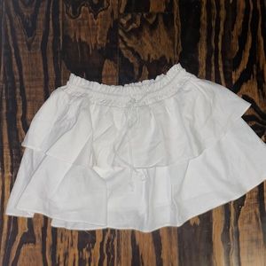 White Stoney clover x target skirt